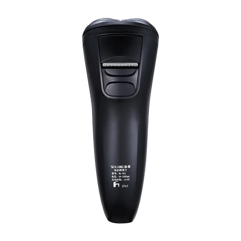 Portable Cordless Electric Shaver Rechargeable Fully Waterproof Trimmer with Type-C Fast Charger Suitable for Facial Grooming