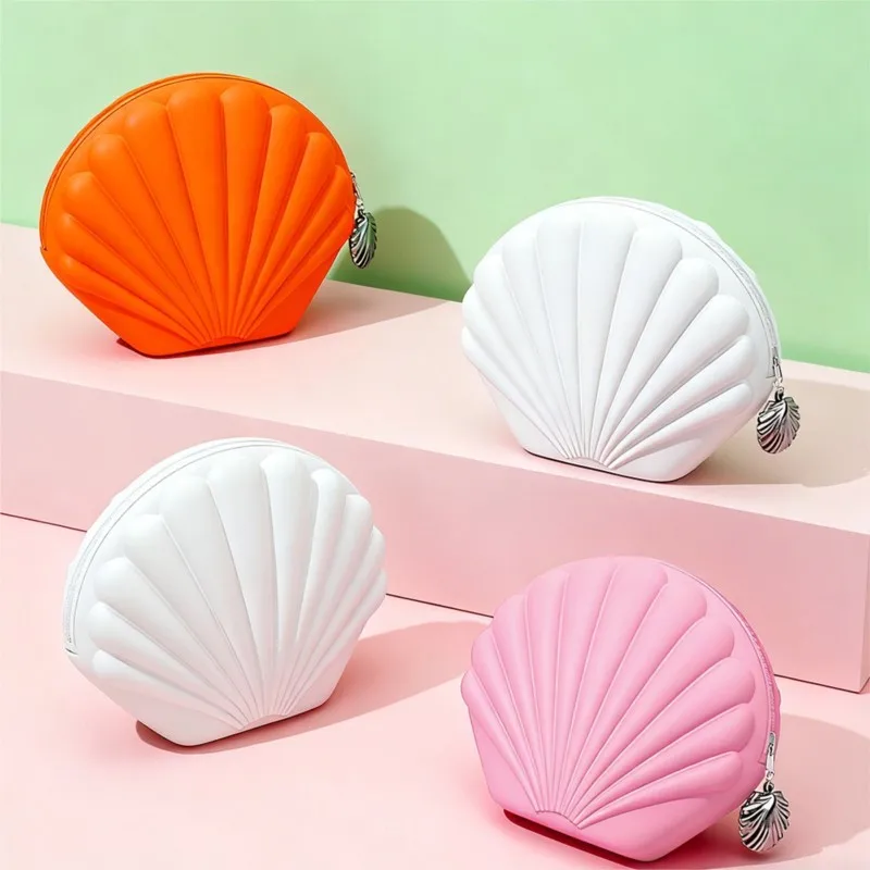 

Fashion Women Shell Zipper Bag Cosmetic Tool Organiser Dustproof Carry-on Small Wallet Portable Coin Storage Bag Phone Money Bag