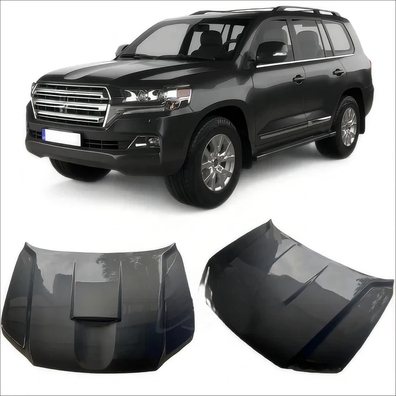 

New Open Hole Carbon Fiber Engine Hood Modification