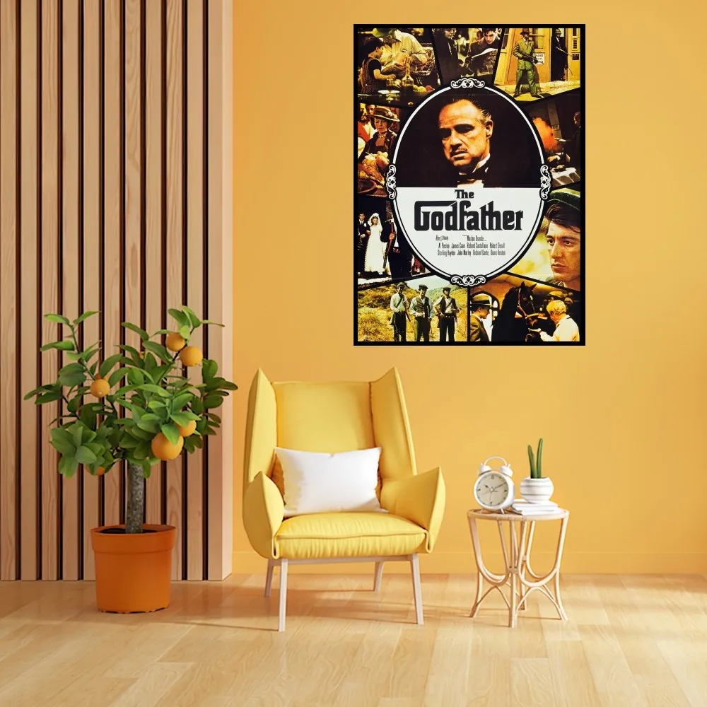 Film The Godfathe Poster Prints Wall Painting Bedroom Living Room Decoration Office Home