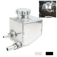 Aluminum Power Steering Pump Fluid Reservoir Tank Sandblasting for V6 V8 VT VX VU VY VZ VE LS1 LS2 Silver Black