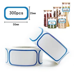 300Pcs Removable Freezer Labels,1 x 2 Inch Food Storage Stickers,Self-Adhesive Date Labels DIY Handmade Stickers Bottle Pack