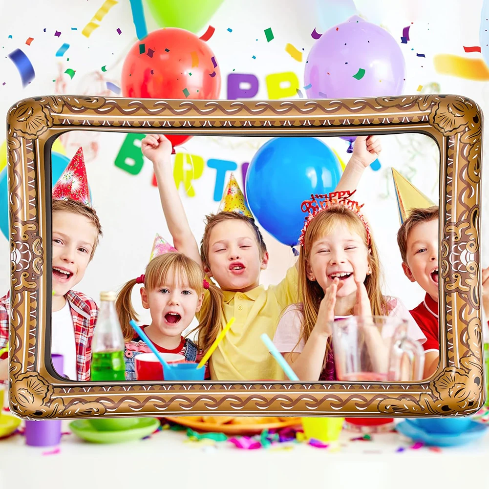 Inflatable Photo Frame Beautiful Photo Booth Props Chic Photo Props for Wedding Birthday Party Supplies