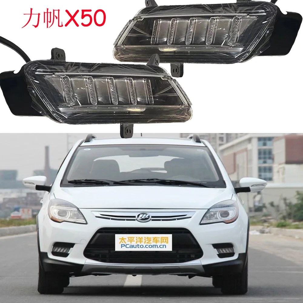 

1pcs car bumper headlight LiFan X50 fog light LED Li Fan car accessories lamp Lifan headlamp