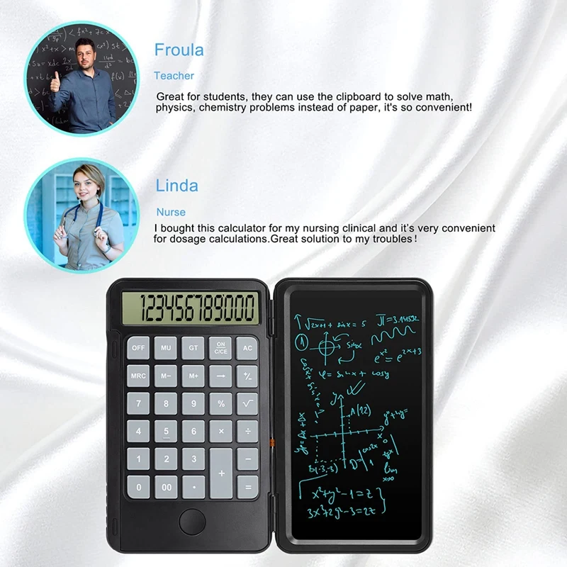 Calculator, With Erasable Writing Table, Hand Multi-Function Calculator For School Office