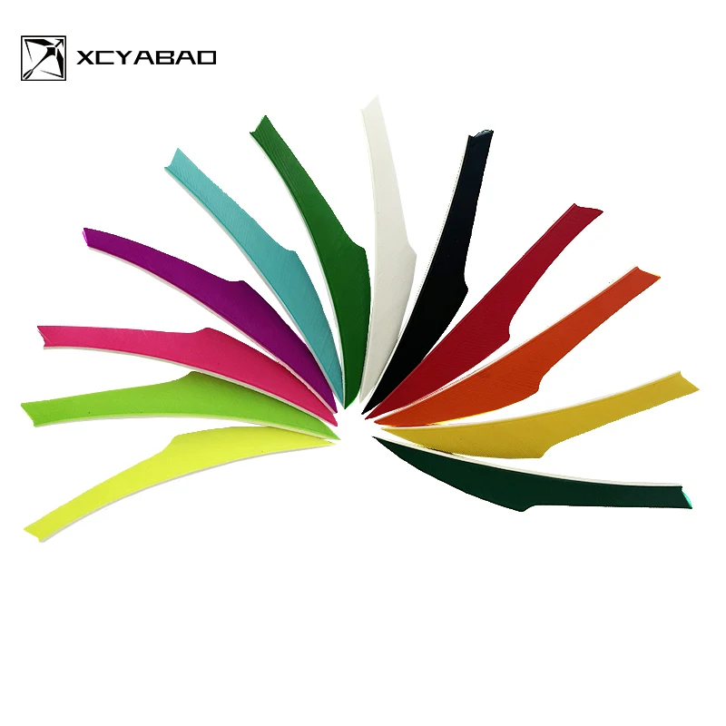 

50 шт. новые лопасти для стрельбы из лука, индейские перья для стрел, 4 дюйма, лопасти королевской формы, правое крыло для охоты, стрельбы по мишеням