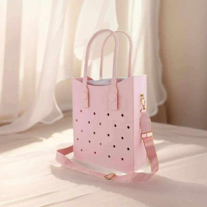 The orange guy New Women Fashion Punched Handbag for 14 inch Tablet Computer Fit Charms Travel EVA Coffee Shop Library Tote Bag