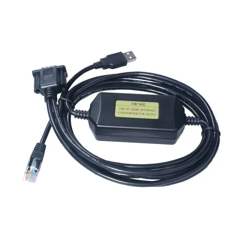 

1747-UIC USB Interface Converter PLC Cable to DH-485 1747-PIC Programming Cable 726146149754