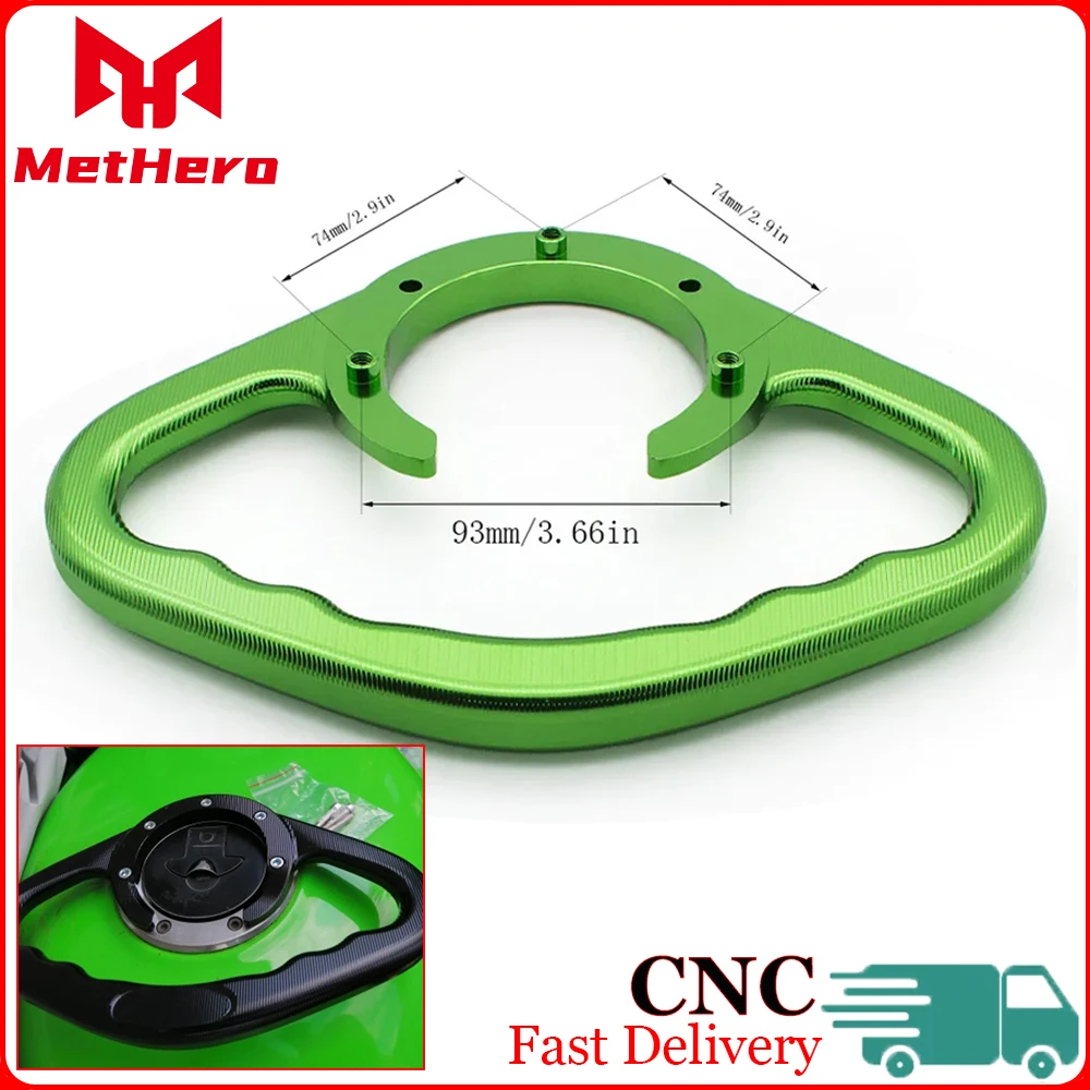 Aluminum Passenger Handgrip Hand Grip Armrest Grab Fit For Kawasaki Ninja ZX6R ZX9R ZX-6R 2000-2002 ZX-9R 1994-2003 ZX7R ZX7RR