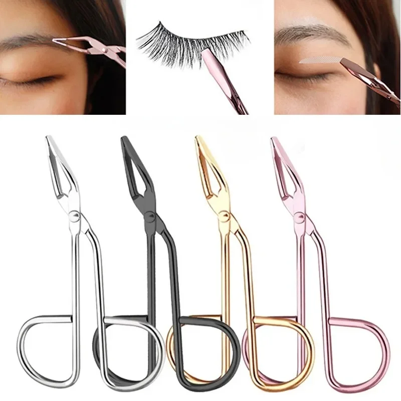 Safe Scissor Shaped Eyebrow Removal Tool Stainless Steel Eyebrow Hair Removal Shaver Eyebrow Shaping Makeup Tools