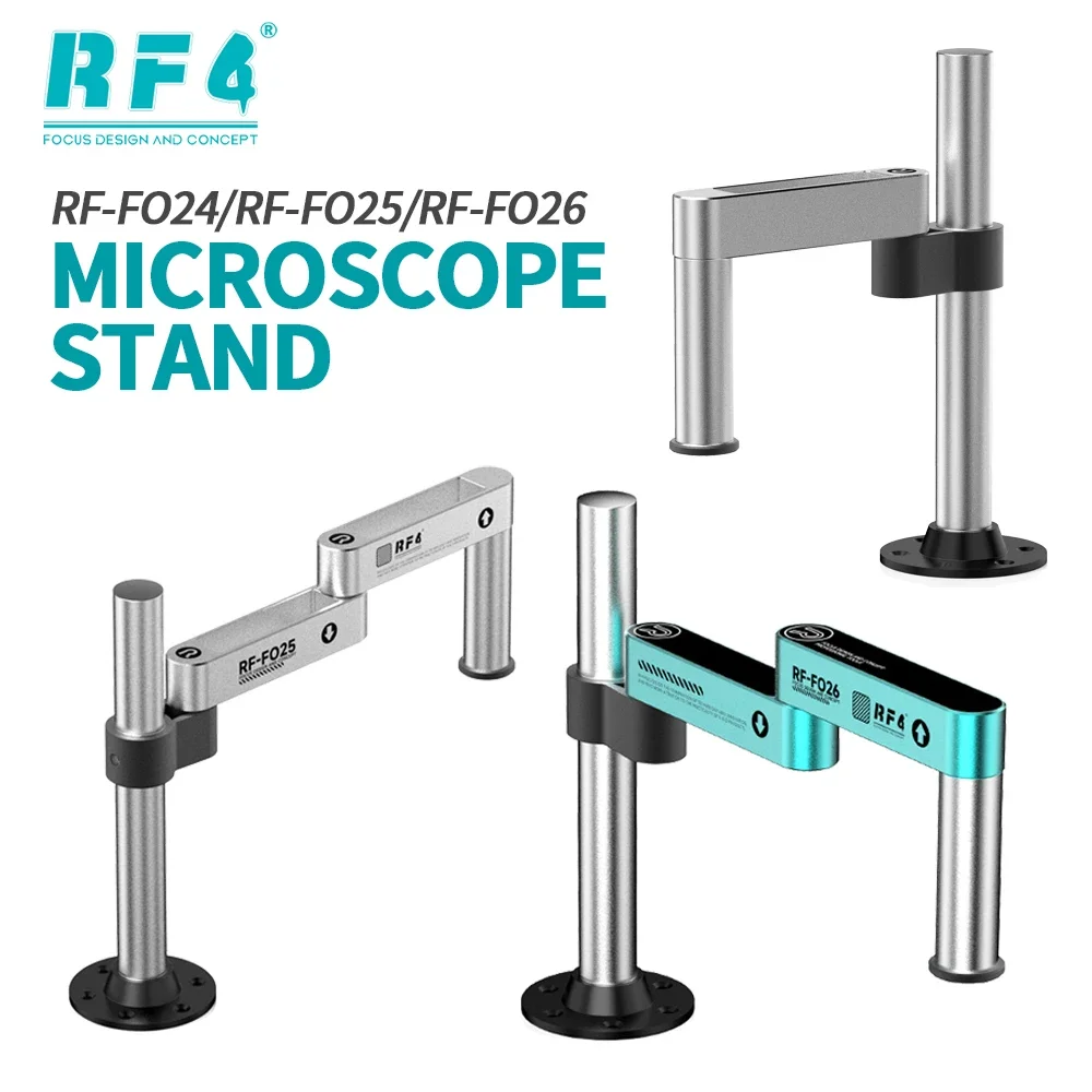 RF4 RF-FO24/FO25/FO26 Microscope Swing Arm Stand Microscope Universal Flexible Folding Adjustable Fixed Lifting Metal Bracket