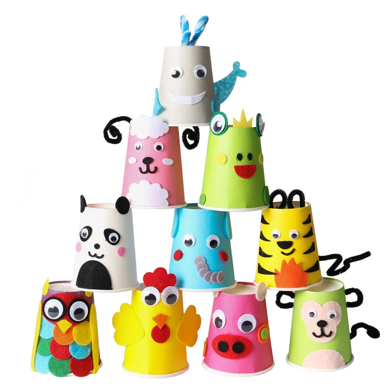 Auto-adesivo Wiggly Googly boneca olho, globo ocular animal dos desenhos animados, DIY jardim de infância crianças, artesanato suprimentos, simulação móvel, 100 pcs