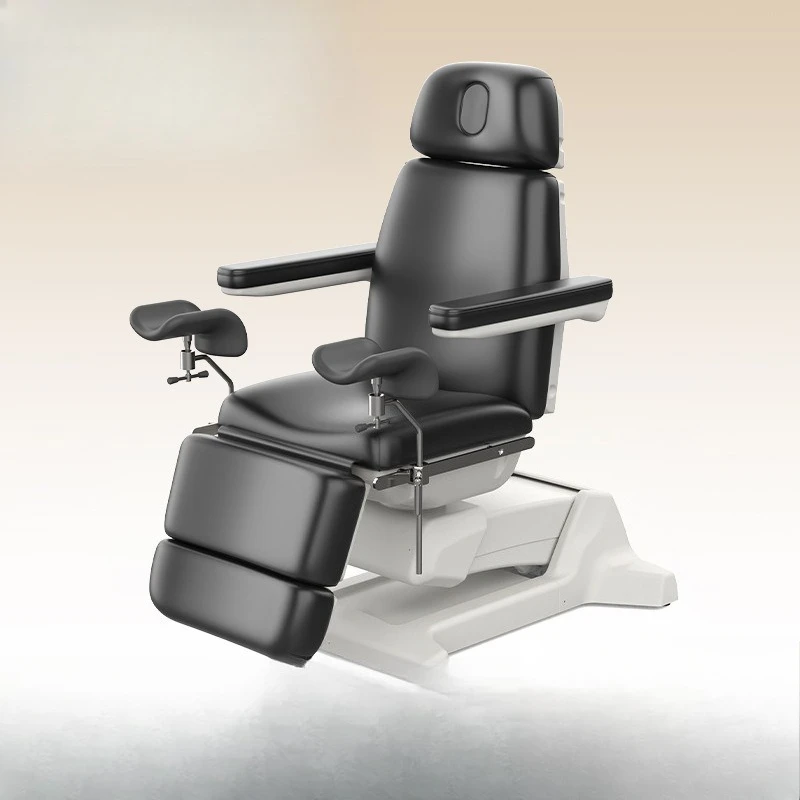 Stirrrup backrest leg height four-way adjustment design examination bed