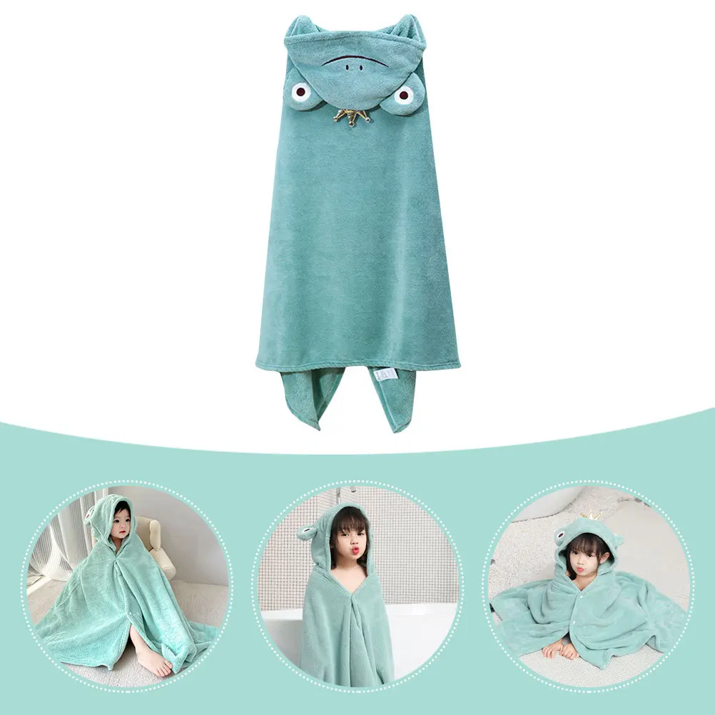 

Bath Towel Soft Cotton Cartoon Design Super Absorbent Dry Hair Wrap Toddler Kids Shower Bathrobe Toddler Bath Towel