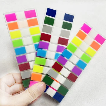 200 folhas transparentes notas pegajosas marcadores de página livro guias índice notas pegajosas marcadores bloco de notas adesivos papelaria