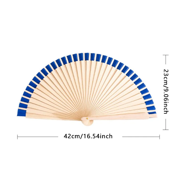 23CM Plain Wooden Hand Fan Wedding Dance Party Decoration DIY Gift Elegant Accessory Portable Multipurpose Wood Fan Photography