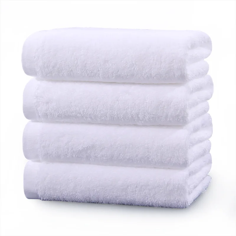 White Organic Cotton Face Bath Towel Set, Luxury, Thick, Men, Women, Adults, Bathroom, Hotel, 70*140 cm, 40*70