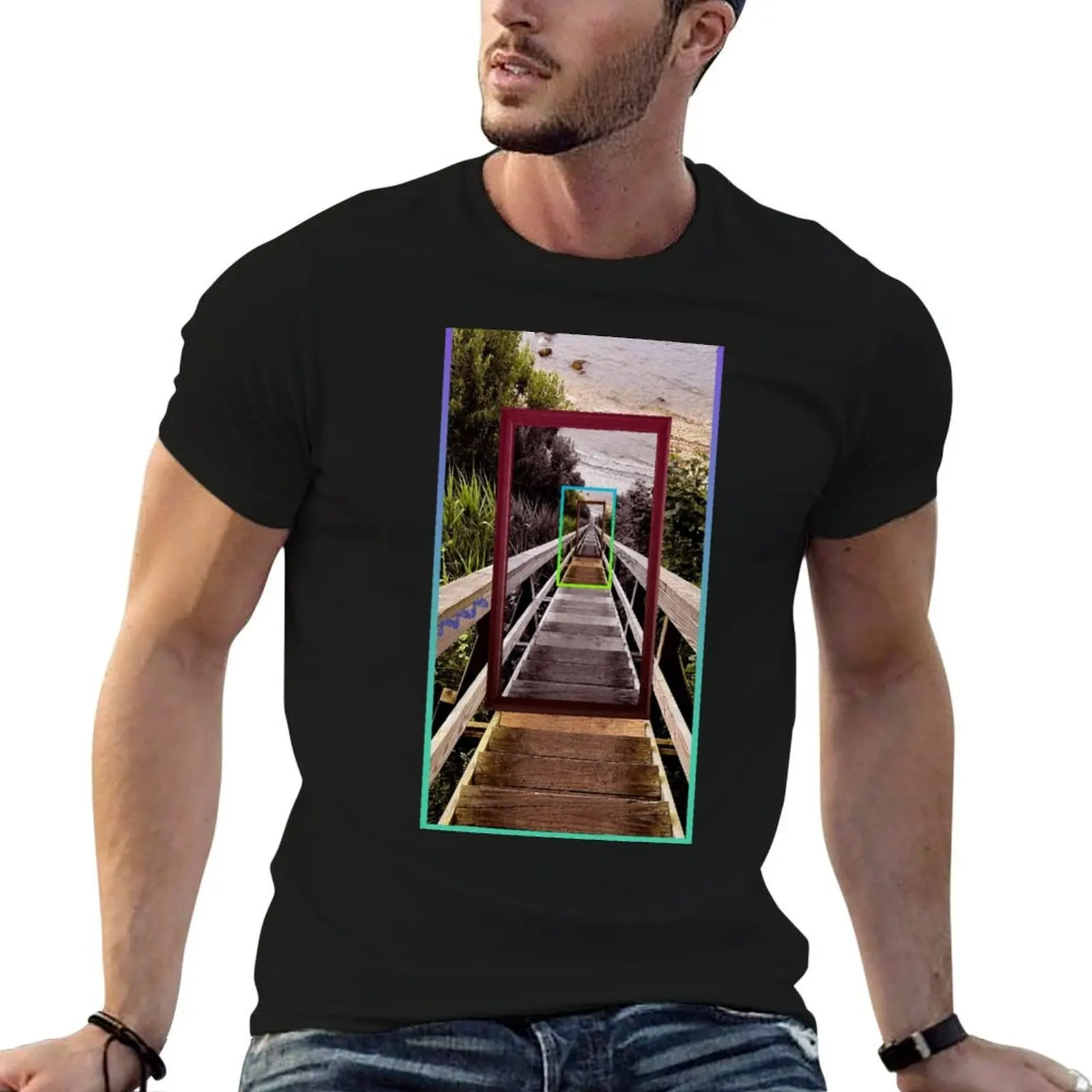 Endless way down v.2 T-Shirt plain quick drying funny t shirts for men