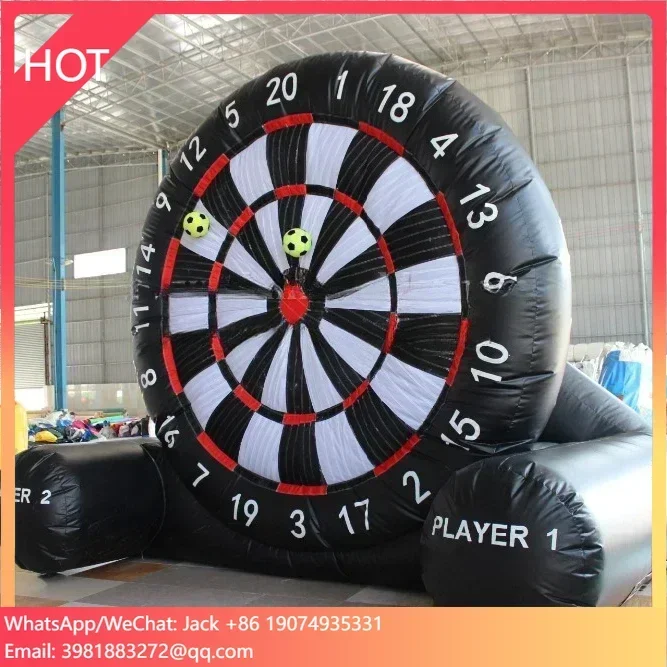 

Giant inflatable soccer dart sport game,inflatable football target darts board game for sale