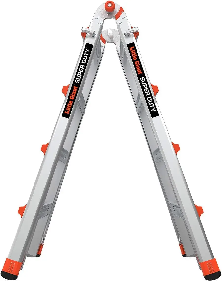 Little Giant Ladders, Super Duty, M17, 17 foot, Multi-Position Ladder, Aluminum, Type 1AA, 375 lbs weight rating