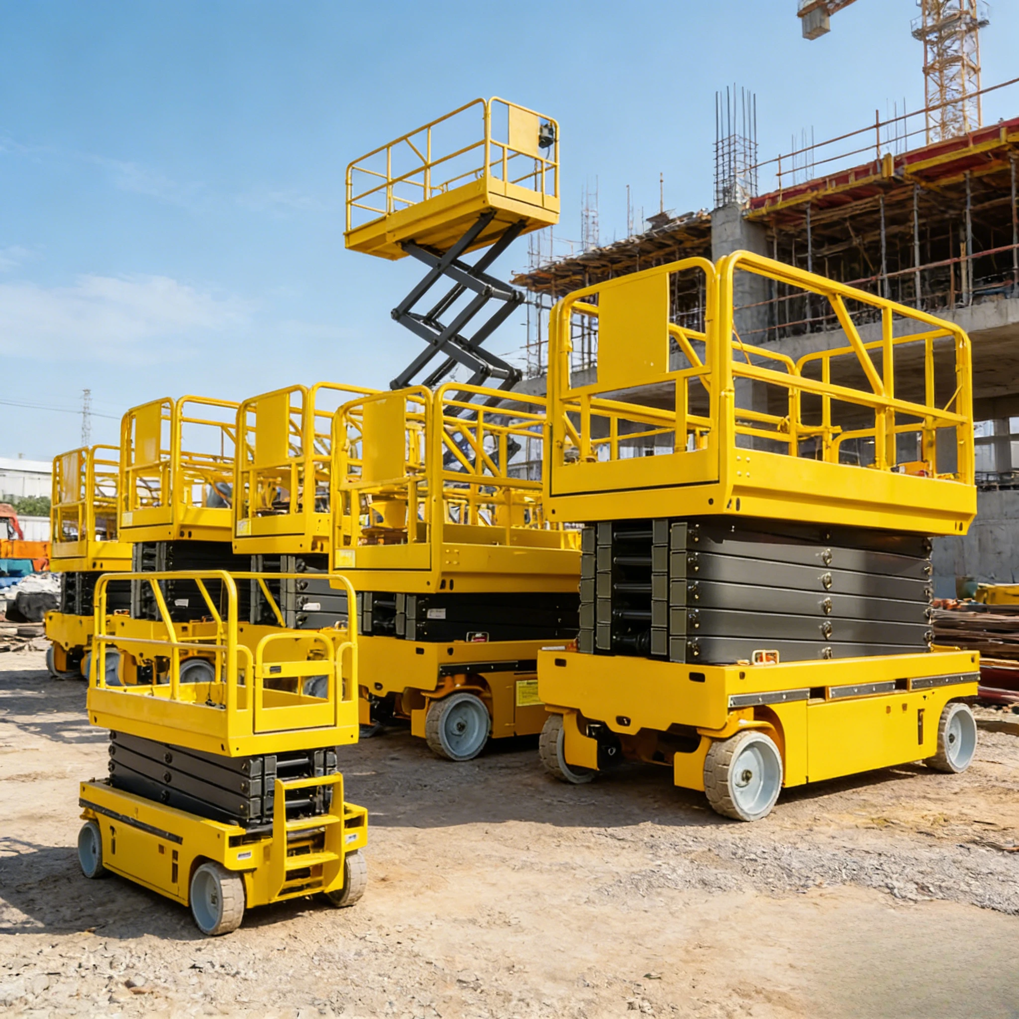 Self-propelled Bridge Crane Working Platform Portable Hydraulic Aerial Lifting Platform New Home Use Remote Control customized
