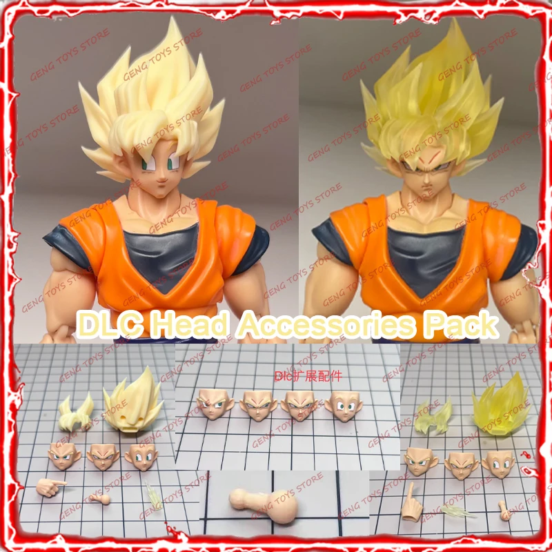 Nuovi 2 stili Dragon Ball SHF Full Power Son Goku Air HM AH005 Headscults Kit di accessori KO Anime Action Figures Giocattoli Senza scatola