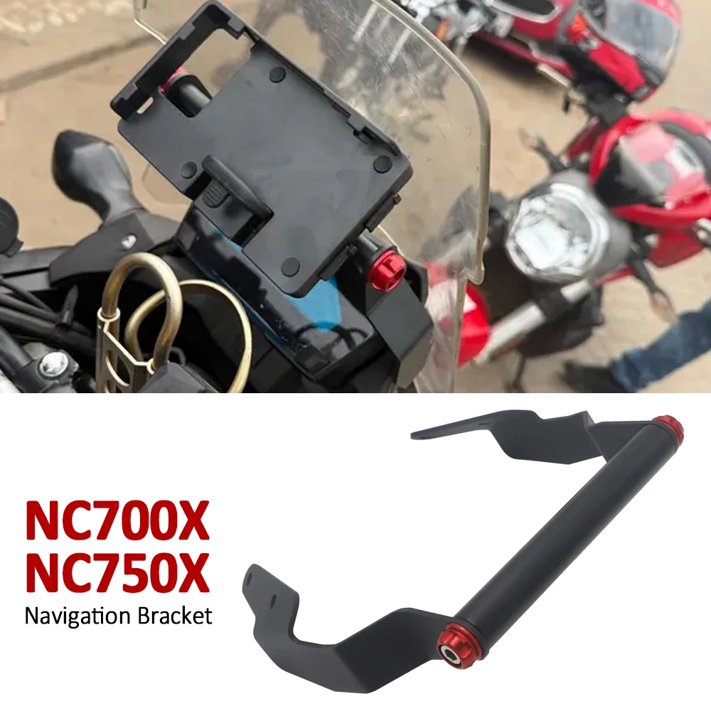 สำหรับฮอนด้า NC750X NC 750 X 2014 2015 NC700X NC 700X 2012-2014 ที่ยึดโทรศัพท์มือถือสำหรับมอเตอร์ไซค์ ขายึด GPS อุปกรณ์เสริม