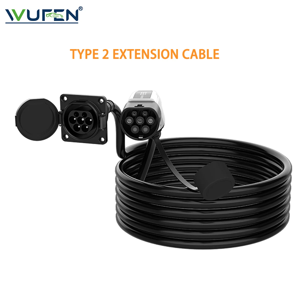 WUFEN نوع 2 تمديد كابل 3.5KW 7KW 11kW 22kW لشاحن محمول صندوق الحائط محطة شحن شاحن مع نوع 2 شحن المكونات #3