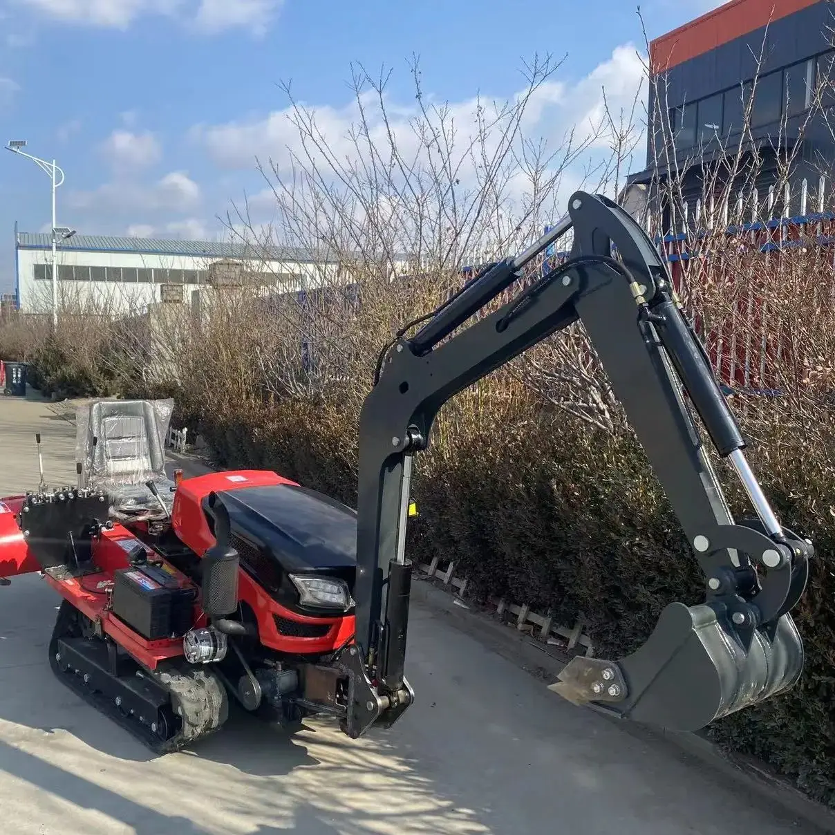 

Customized Diesel Paddy Field Cultivator 80HP Crawler Dry Land Farming Tiller