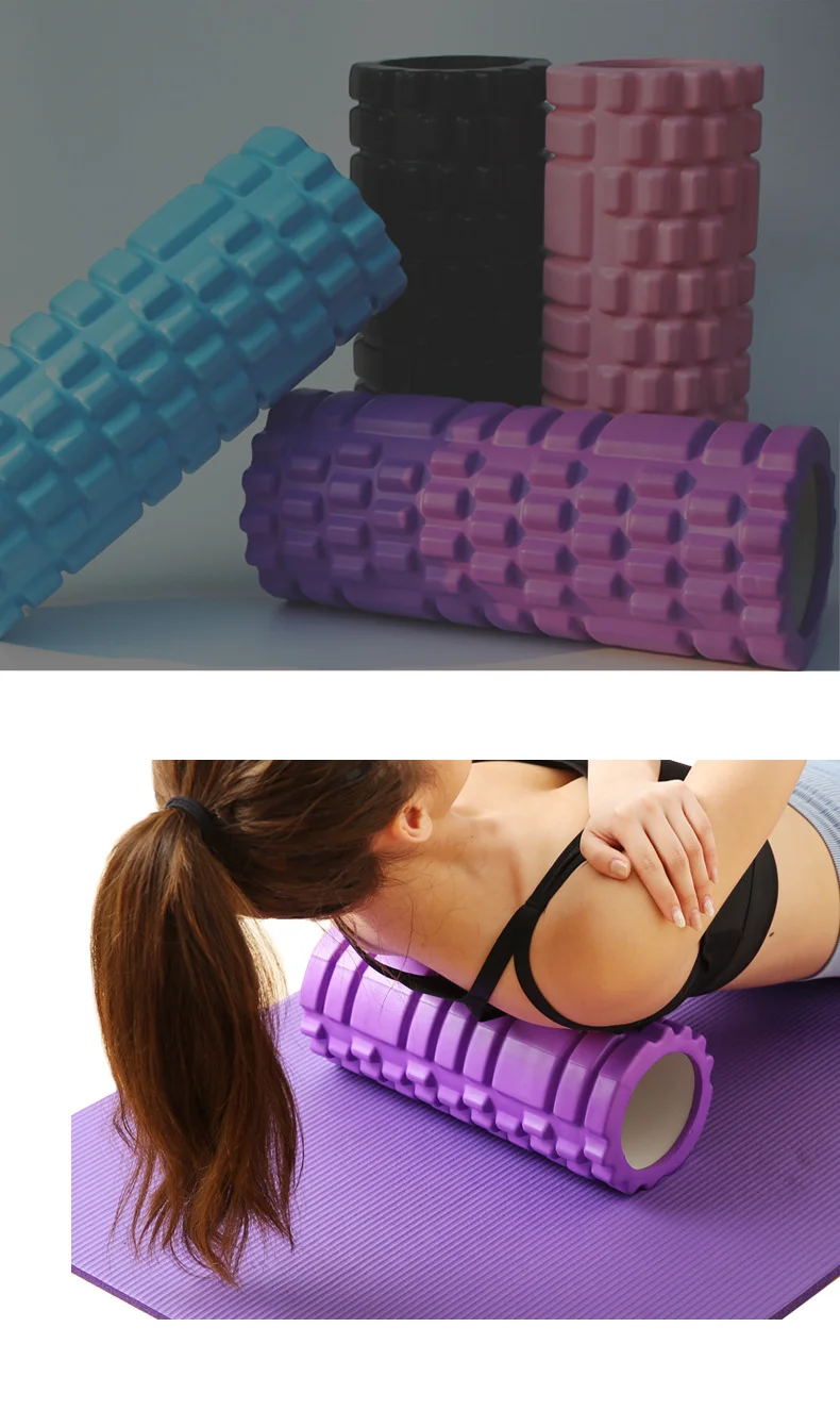 Foam Roller Yoga Column Fitness Yoga EVA Foam Roller Yoga Stick Deep Tissue Massage Roller, Suitable for Back/Waist/Leg Muscle - view 4