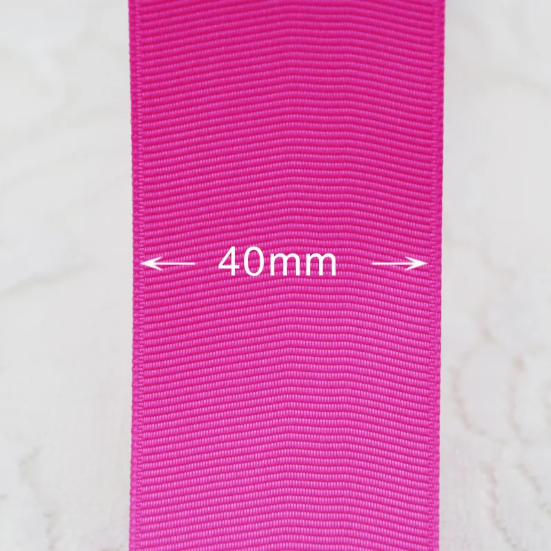 (10 meters/lot) 40mm Rose Red Grosgrain Ribbon Wholesale gift wrap Christmas decoration ribbons