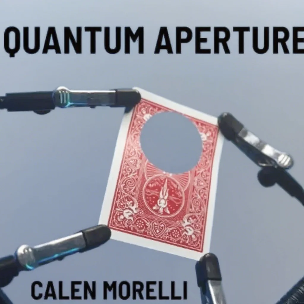 Quantum Aperture Gimmicks Illusions Magic Props Magician Moving Hole Close Up Magie Games Bar Trick Poker Card Magic Tricks