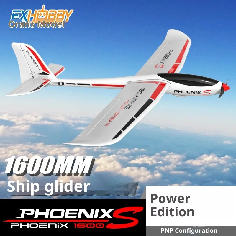 Orlans Electric Glider RC Airplane 1:32 Scale 1.6m Wingspan Remote-Controlled Fixed-Wing Model Aircraft Ideal Male Gift