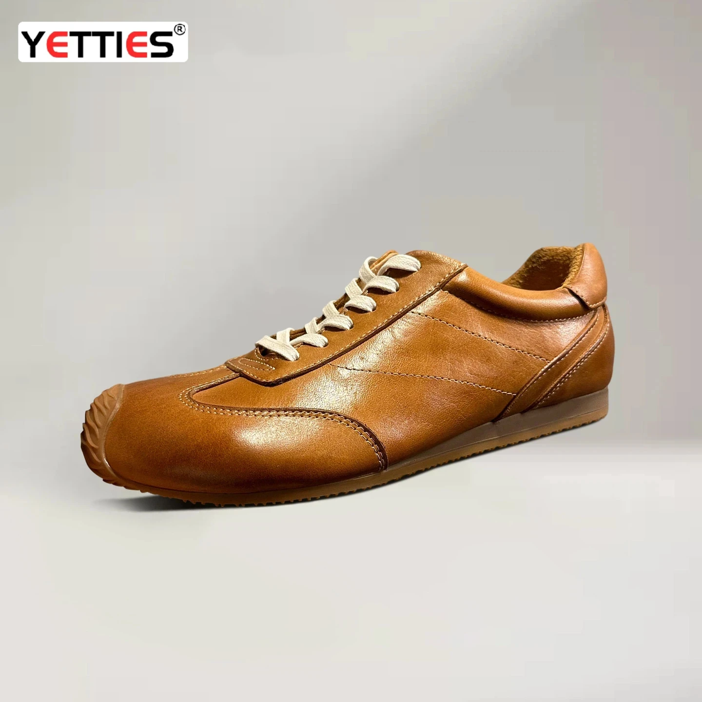

Men's Spring New Washed Horsehide German Army Trainers | Retro Running Casual Sneakers | Comfortable Versatile Sports Shoes
