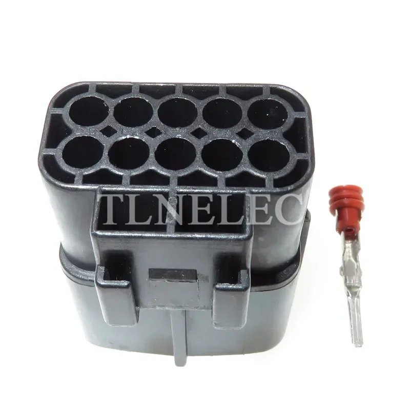 10 دبوس طريقة ذكر أنثى الكهربائية مقاوم للماء التوصيل موصلات أسلاك السيارات 174657-2 174655-2