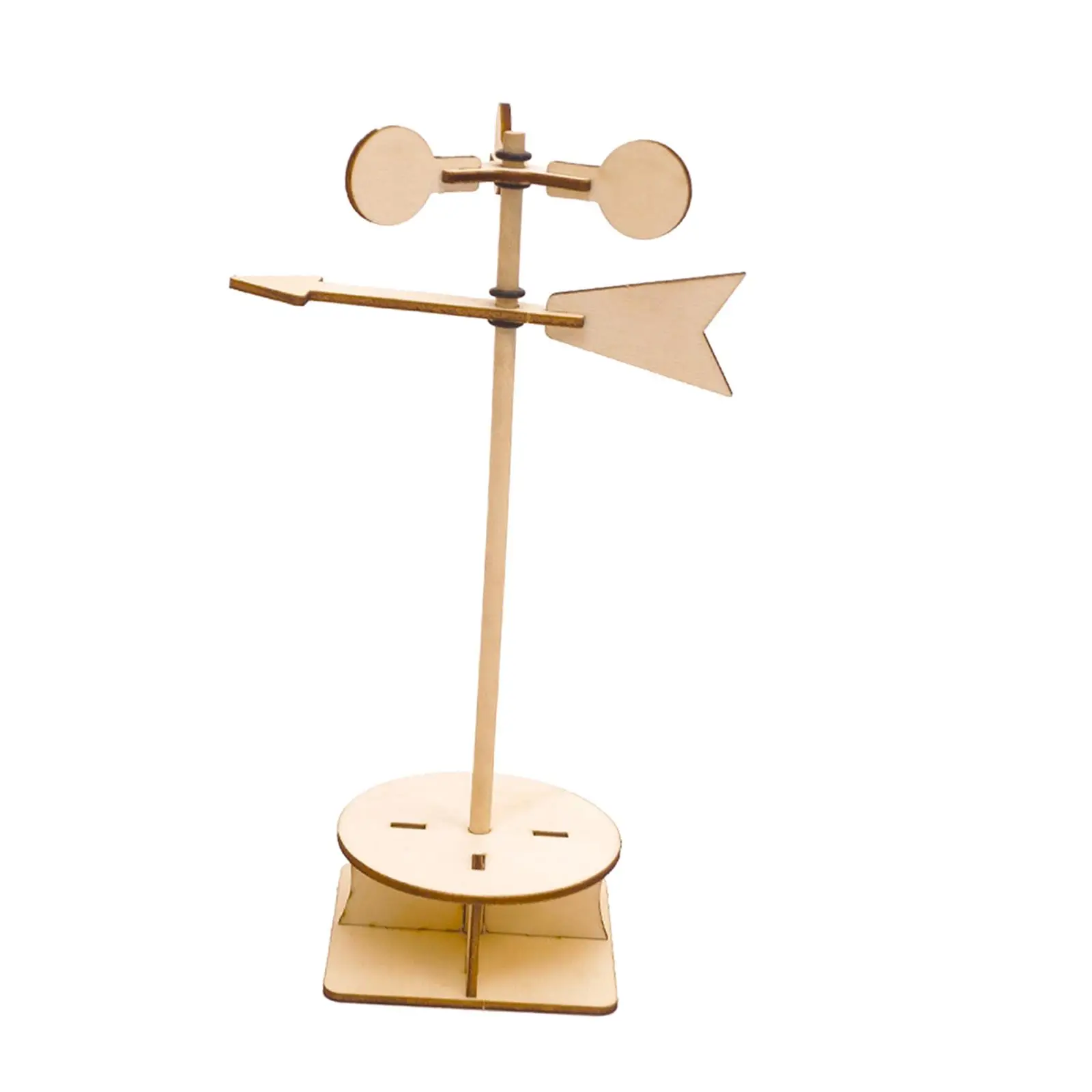 

Wind Vane DIY Wooden Scientific Model for Kids Premium Material Educational Toys