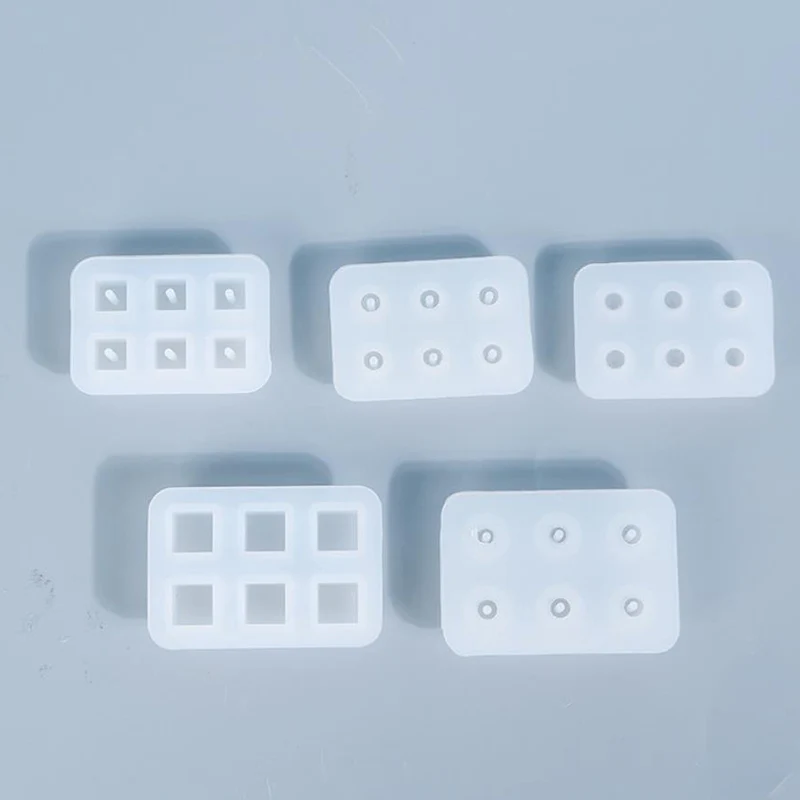 

Rectangle Silicone Mould Square Bead Ball 6 Holes DIY Epoxy Jewelry Pendant Mold