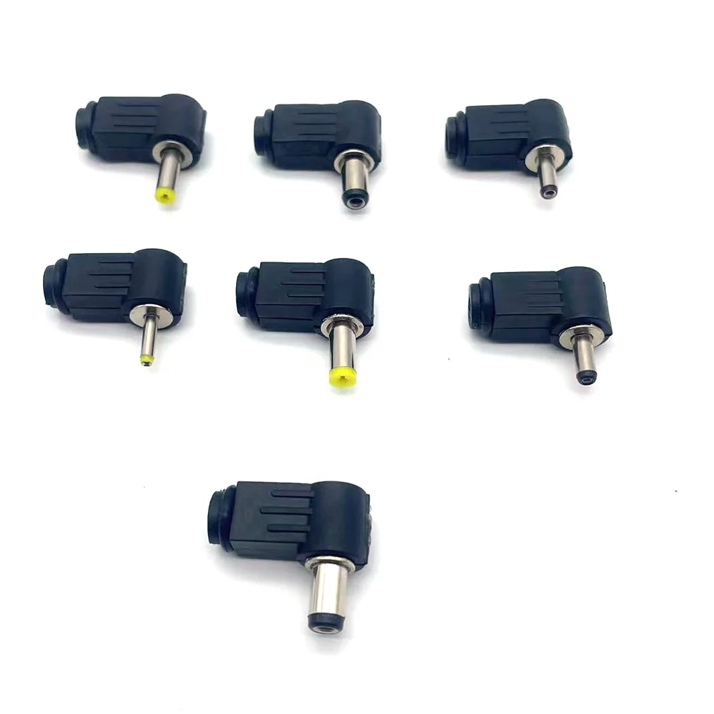 1-5PCS  DC Plug 90 degree elbow 5.5*2.1/2.5mm DC power plug wiring assembly welding wire type 4.8x1.7mm 4.0x1.7mm 3.5x1.35mm