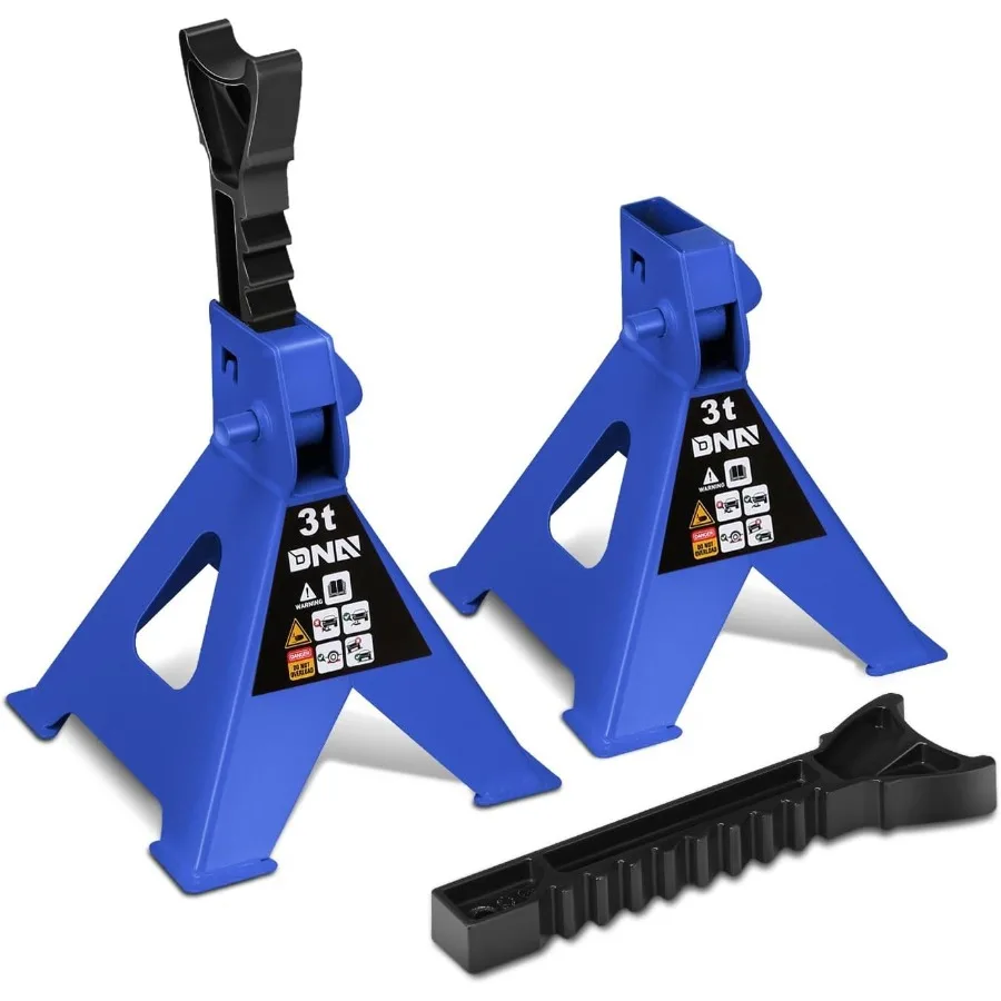 

1 пара 3-тонных автомобильных подъемных стоек емкостью 6600 фунтов с регулируемой высотой для автомобилей, седанов, небольших транспортных средств, внедорожников, идеально подходящих для автомобилей Re