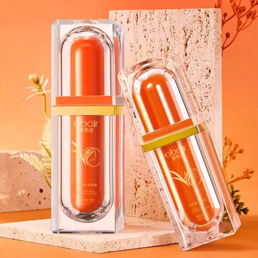 

30g Vitamin C Face Cream Whitening VC Tone Up Moisturizer Brighten Cream Makeup Lazy Moisturizing Water Cream Facial Skin Care