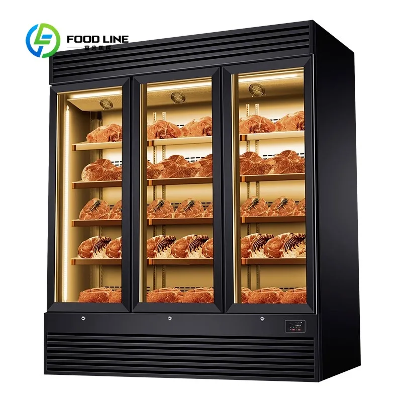 Customize  High Efficiency Refrigerator Display Cooler Chiller Cabinet Quick Cooling Unit for Fresh Food & Drinks