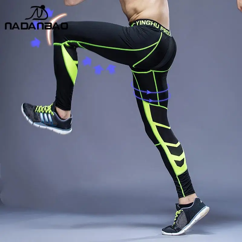 Nadanbao Men Gym Sport Running set di cappotti con cerniera traspirante ad asciugatura rapida abbigliamento Fitness Ropa tuta sportiva pantaloni elastici da palestra