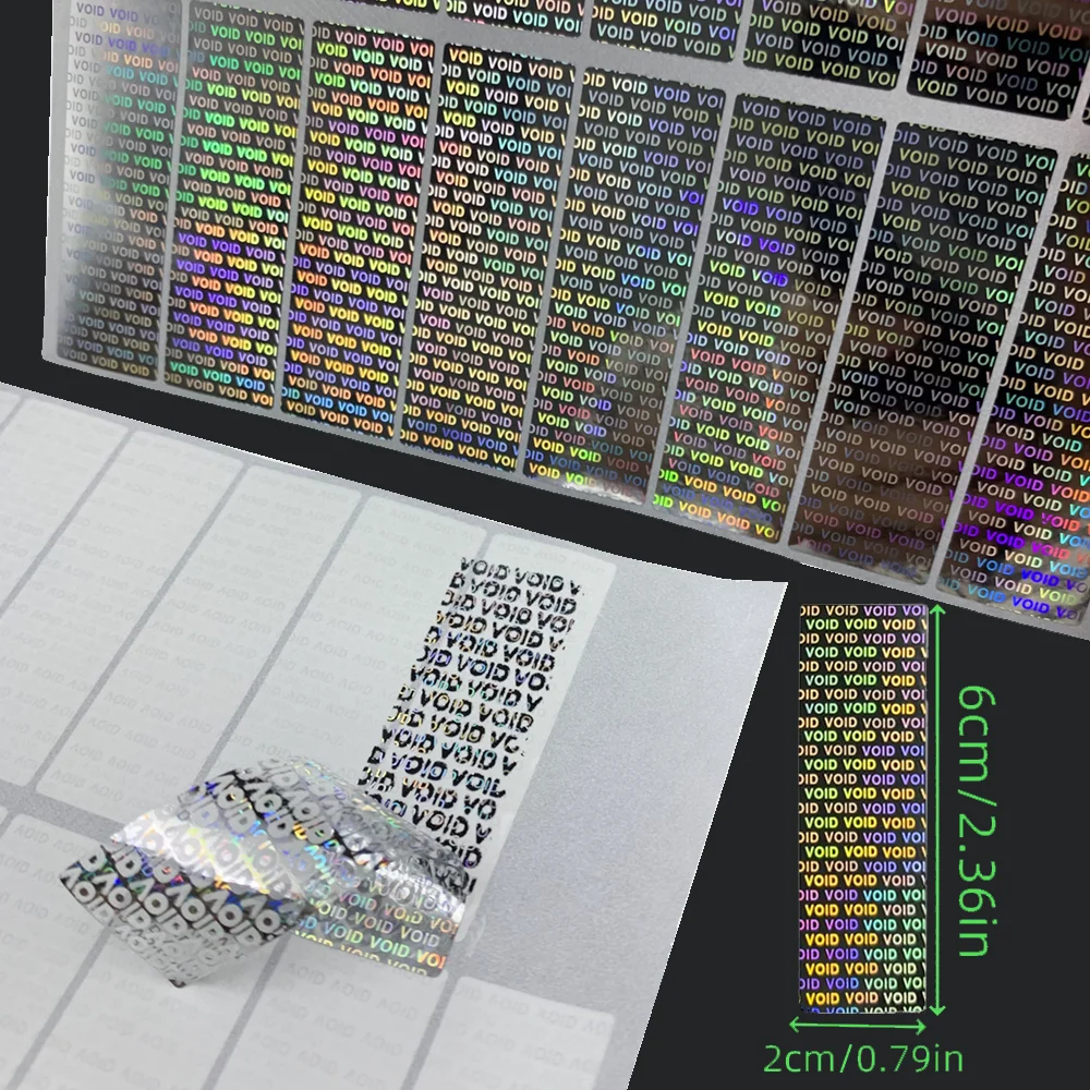 

112/240 шт. голографических этикеток с защитой от вскрытия, наклейки-пломбы для подарочных коробок, транспортных упаковок, коммерческой продукции