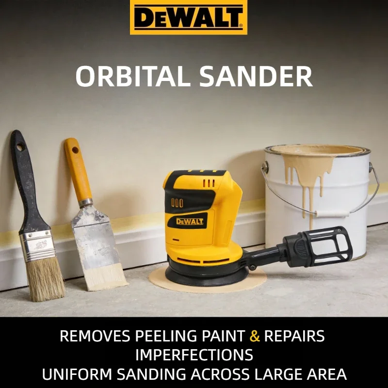 Dewalt 110000RPM Brushless Orbital Sander: Cordless Multifunctional Grinding & Polishing Tool (Compatible with 20V Batteries)