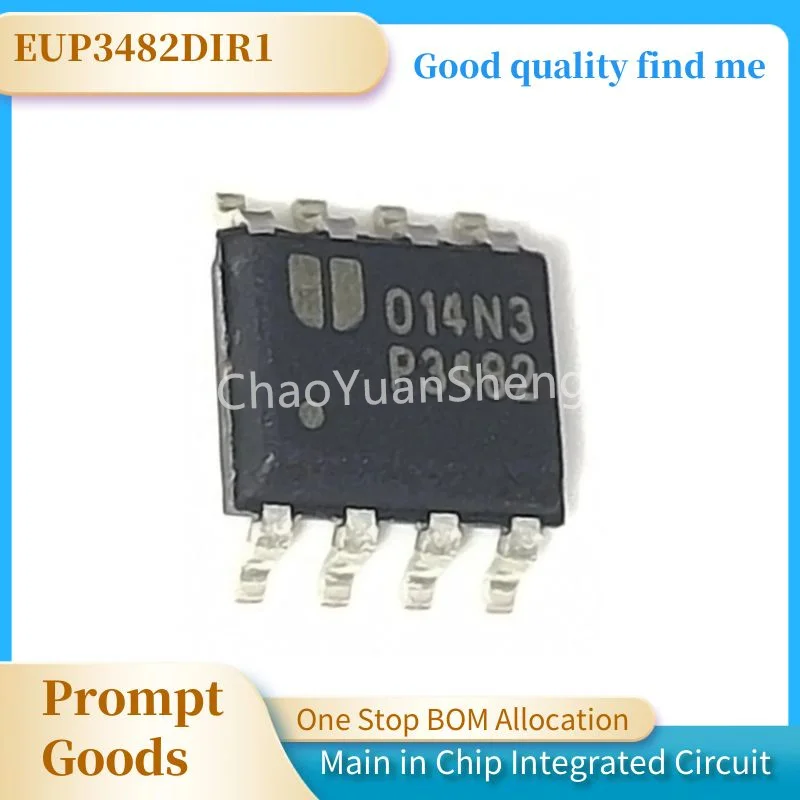 1PCS/LOT EUP3482DIR1 EUP3482 P3482 P3842A SMD SOP-8 DC-DC converter IC New In Stock Original Quality 100%