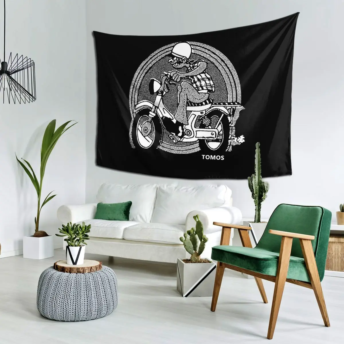 

Tomos мопед гобелен настенный эстетический гобелен для украшения дома для гостиной спальни