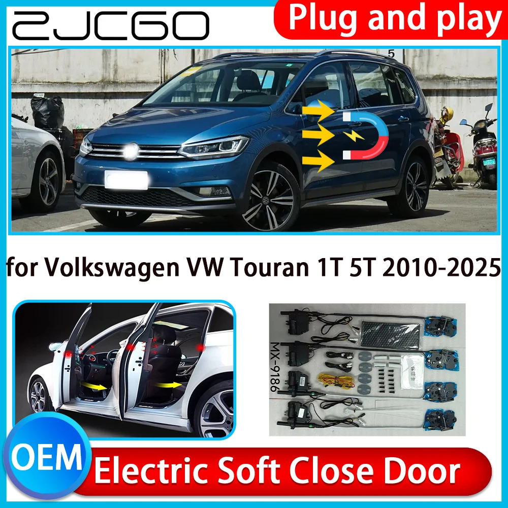 

for Volkswagen VW Touran 1T 5T 2010-2025 Auto Pull Car Soft Close Kit Door Power Latch Electric Door Catch Soft Closing Assist