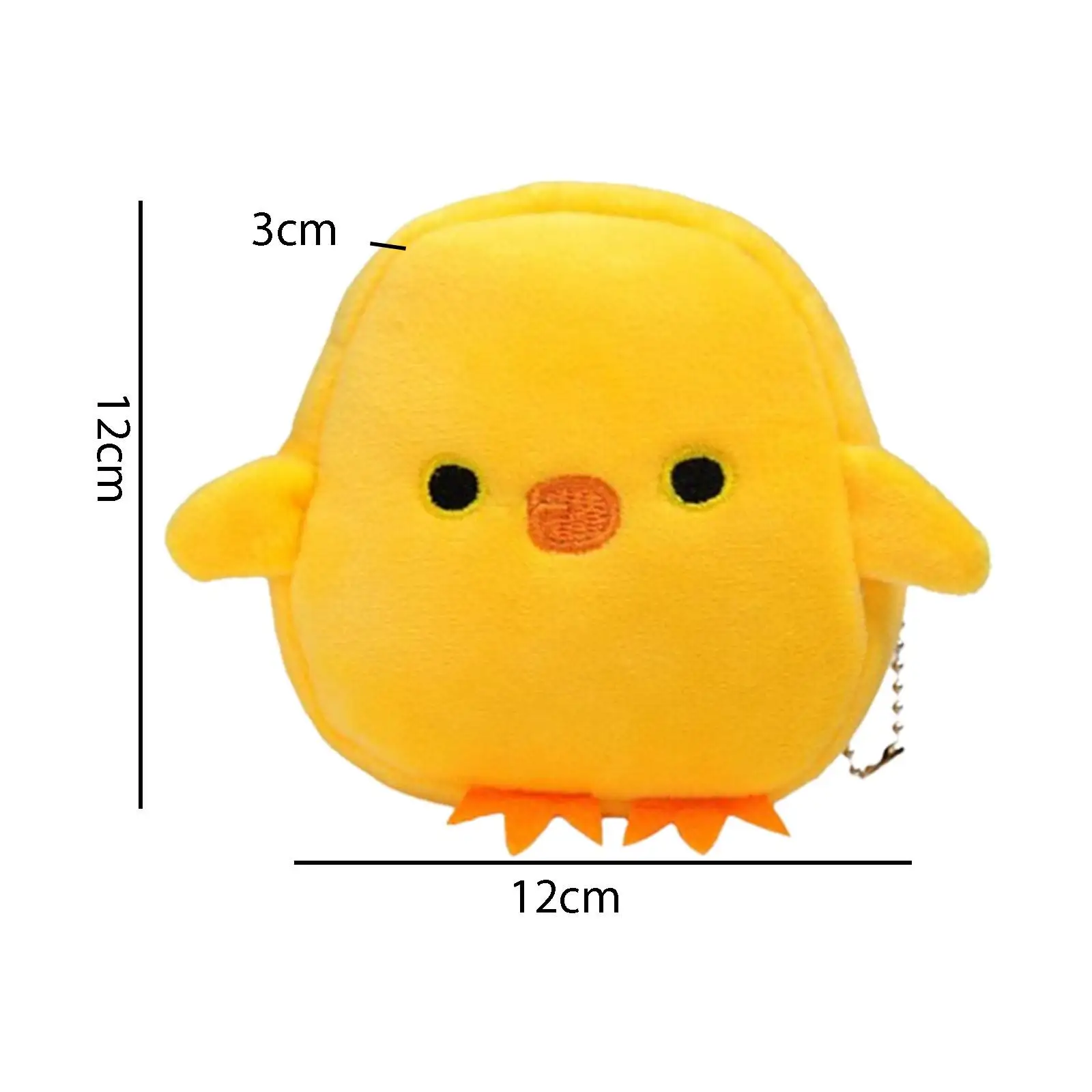 Mini bolsa cosmética de maquiagem de pelúcia para uso diário cabo de dados pingentes de carro