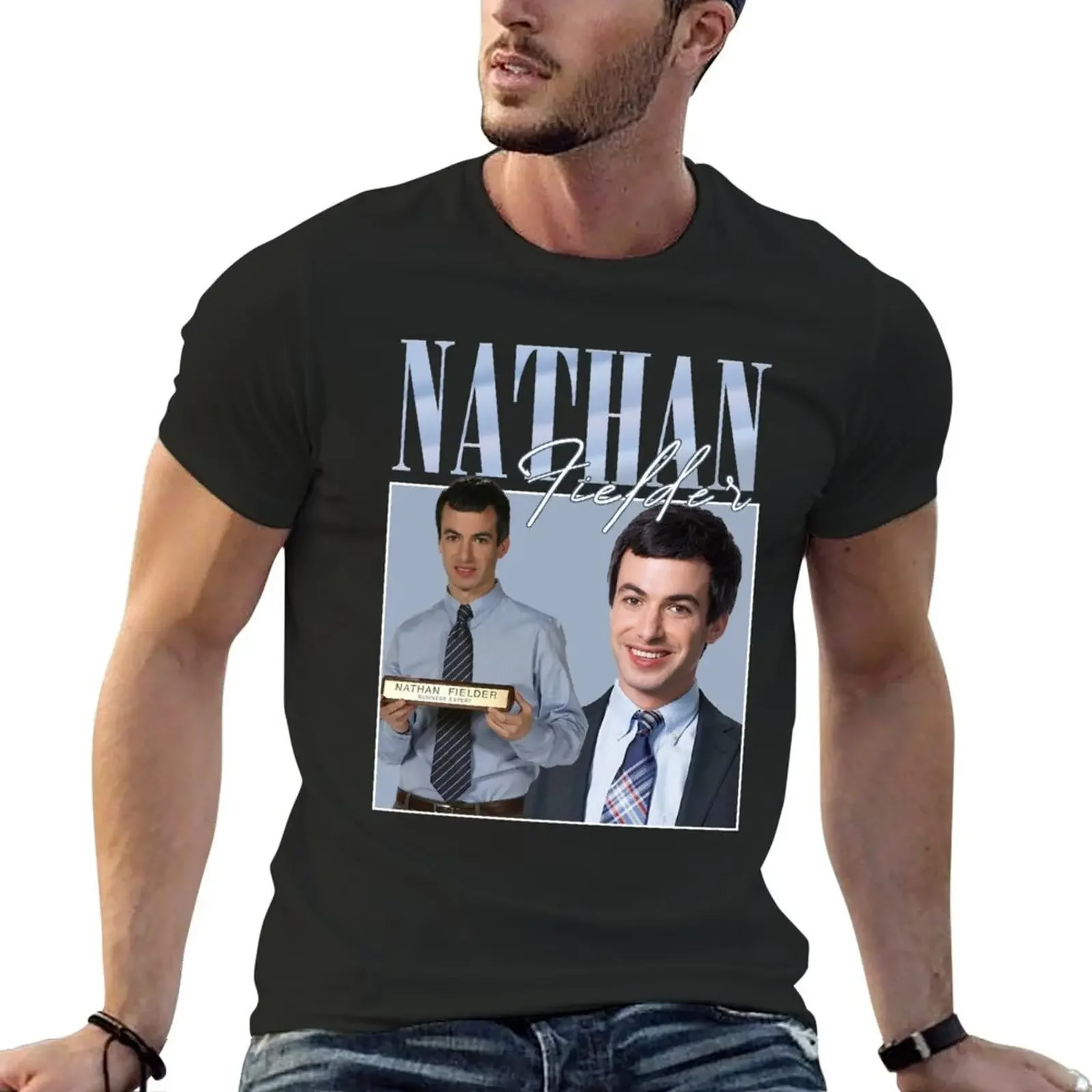 Nathan Fielder Vintage T-Shirt plus sizes kawaii clothes cute clothes t shirt men