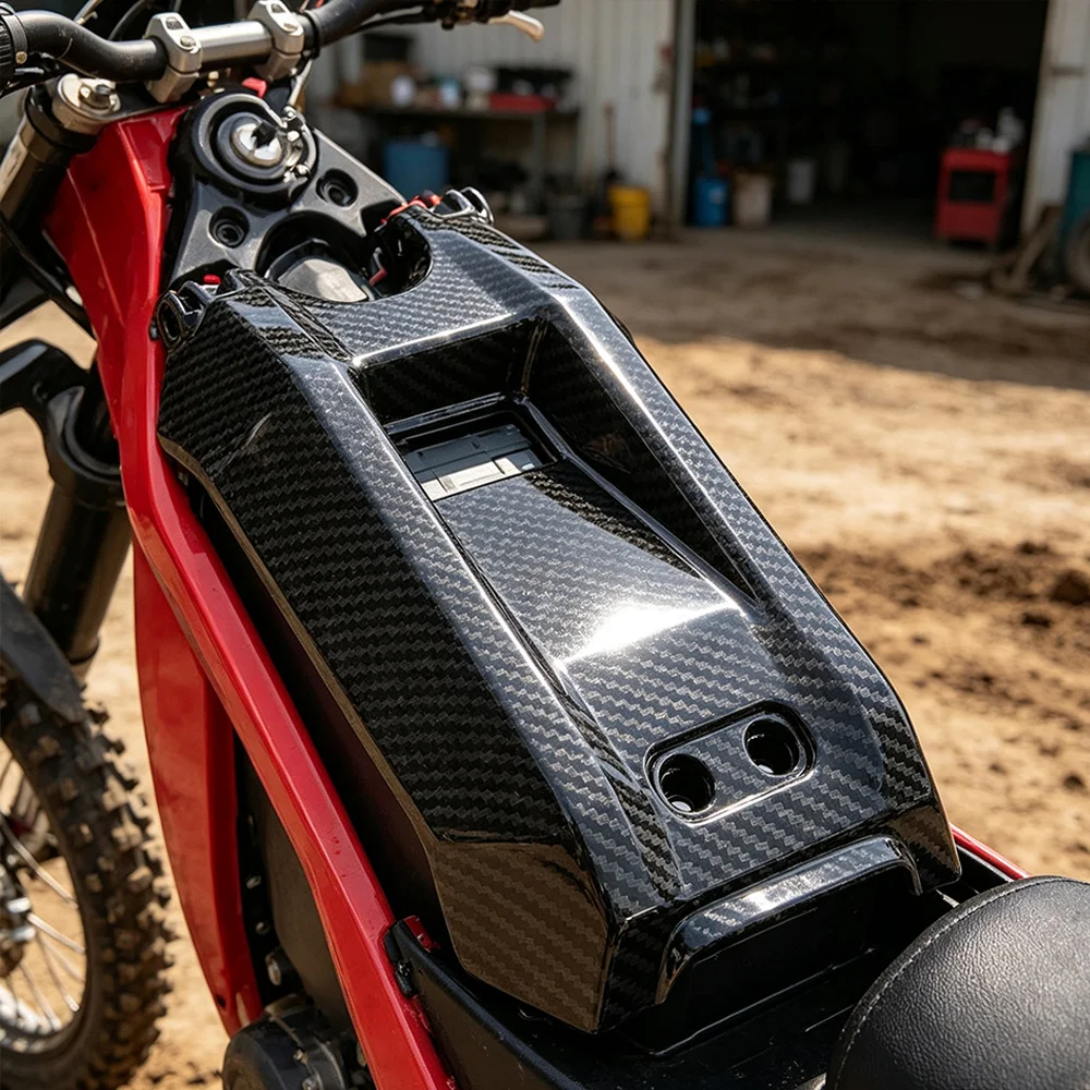 Motocross Battery Compartment Cover Ignition Key Switch Central Control Decorative Cover For SurRon Light Bee X Segway X260